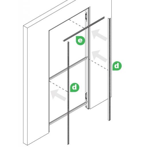 Wall Extension kit 247-260mm (to be cut to size)