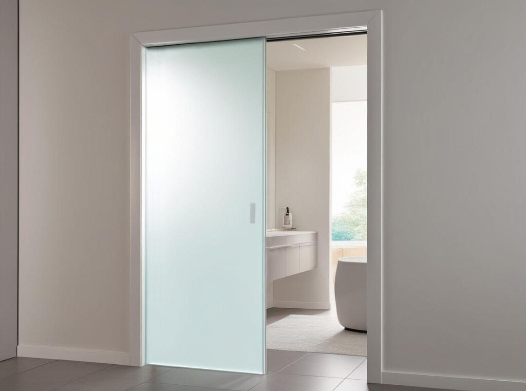 Glass pocket door system
